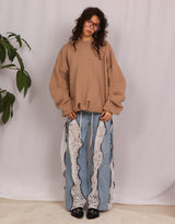 Oversized balloon sweater