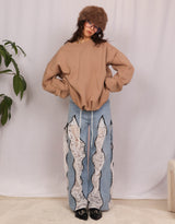 Oversized balloon sweater