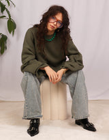 Oversized balloon sweater