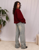 Oversized balloon sweater