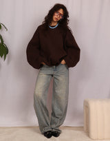 Oversized balloon sweater