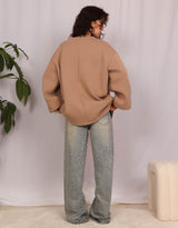 Oversized wide sweater