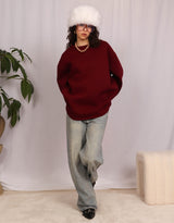Oversized wide sweater