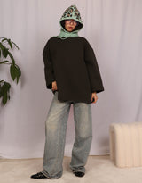 Oversized wide sweater