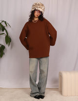 Oversized wide sweater