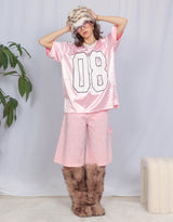 Sporty 08 lace detail T-shirt