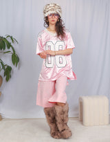 Sporty 08 lace detail T-shirt