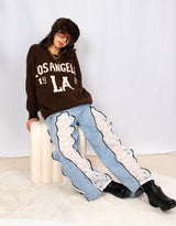 Los Angeles LA wool blend sweater