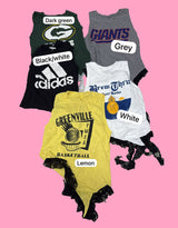 Vintage customized lace mermaid tank top