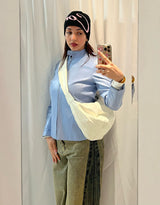 Vegan leather crossbody bag