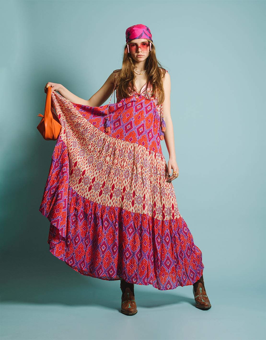 Boho hippie dress JUTKA RISKA