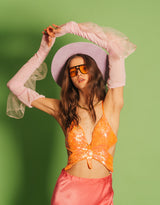 Butterfly sequin top