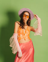 Butterfly sequin top