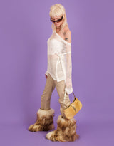 Crochet net long sleeve