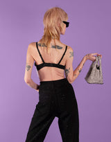 Dangling strass bralette top