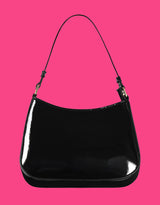 Handbag with lacquer look