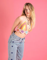 Handmade crochet crop top