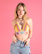 Handmade crochet crop top