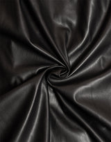 Vegan leather double breasted trenchcoat