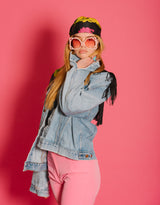 Vintage customized fringe Levi’s jacket