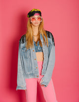 Vintage customized fringe Levi’s jacket