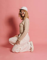 Vintage customized one shoulder sweater