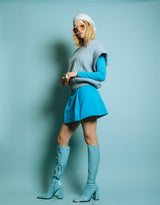 Vintage customized oversized knit top