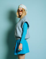 Vintage customized oversized knit top