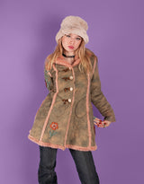 Vintage floral Afghan coat