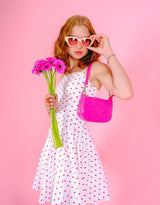 Vintage polkadot hearts dress