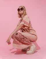 Vintage printed kaftan