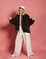 Vintage soft furry coat