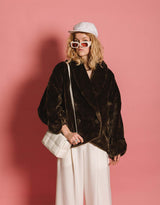 Vintage soft furry coat