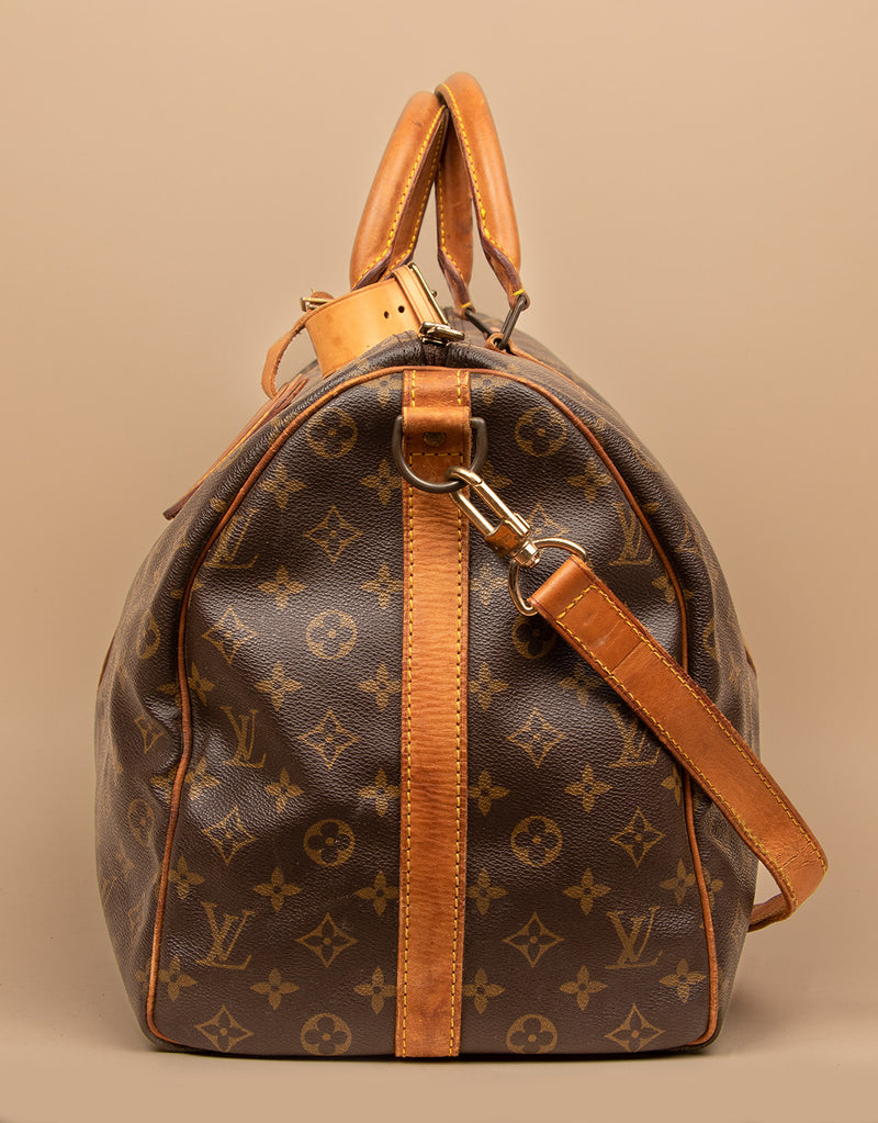 Vintage Louis Vuitton Keepall 50 with shoulder strap