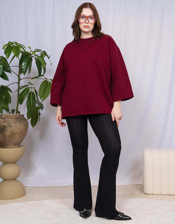 Oversized wide sweater