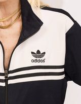 Vintage customized upcycled Adidas track jacket