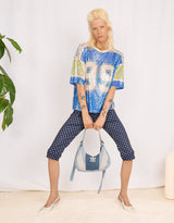 Sequin varsity number T-shirt