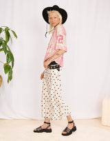 Sequin varsity number T-shirt