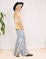 Sequin varsity number T-shirt