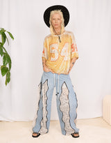 Sequin varsity number T-shirt