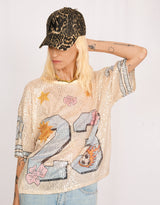 NY leopard print baseball cap