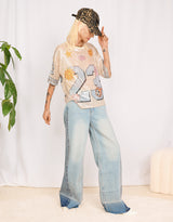 NY leopard print baseball cap