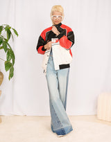 Vegan leather sports r002 jacket