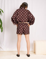 Polkadot sports shorts