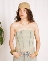 Washed cotton miki cap