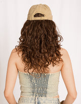 Washed cotton miki cap