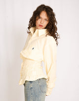 Vintage customized Ralph Lauren smocked longsleeve blouse