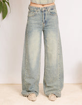 Sparkly stardust wide leg jeans