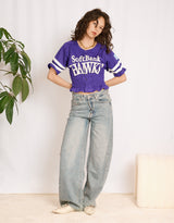 Vintage customized sporty button top
