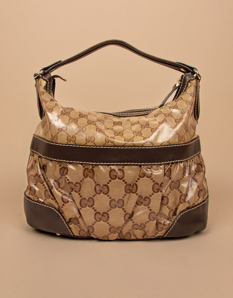 Vintage Gucci monogram hobo bag